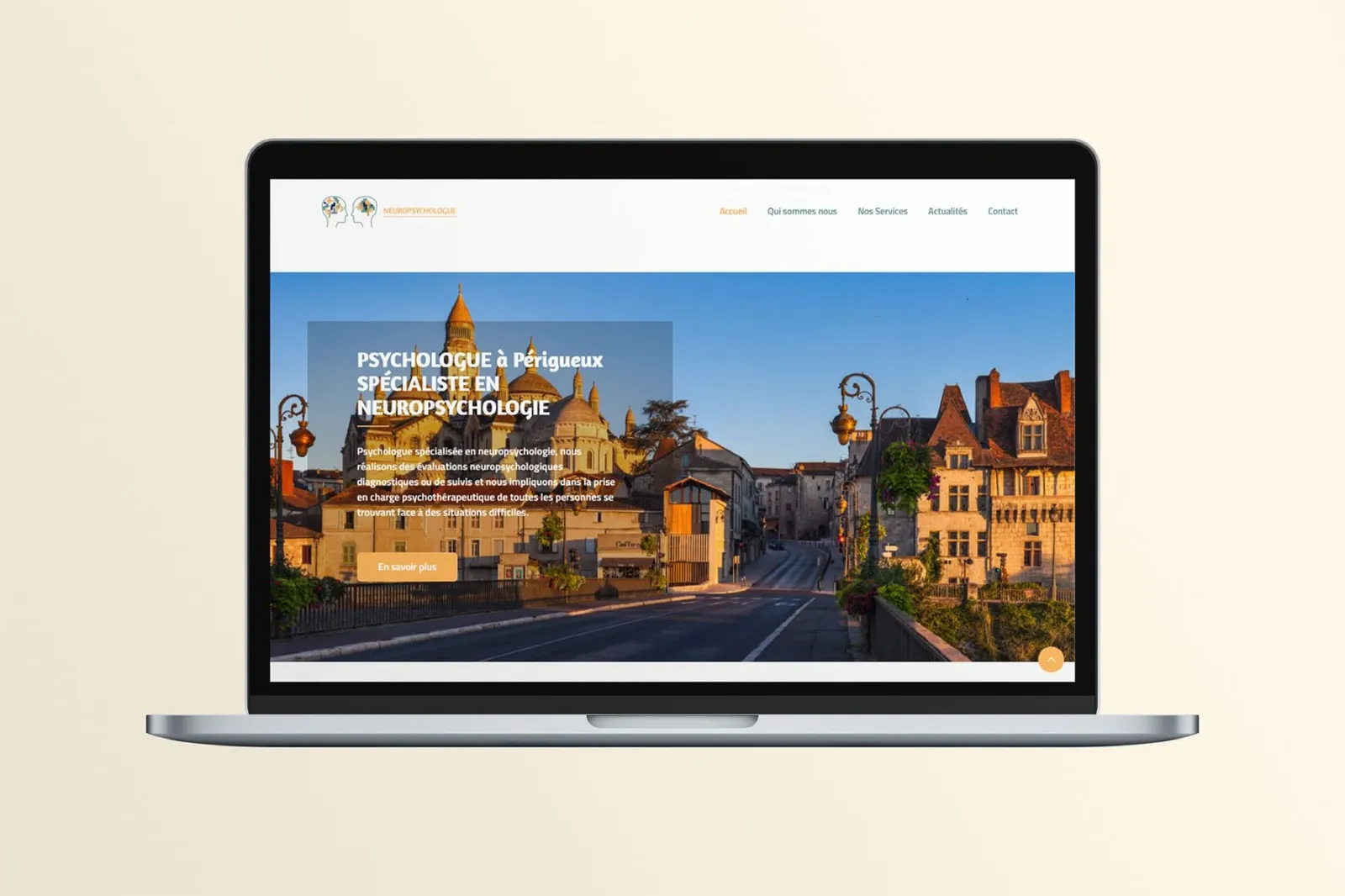 Site Neuropsychologie réalisé par Lucky Web