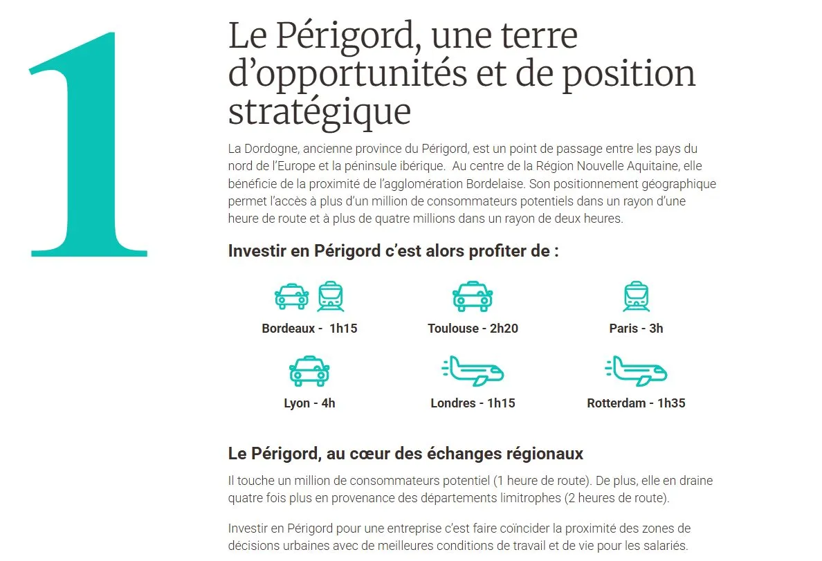 Périgord Développement, capture 1