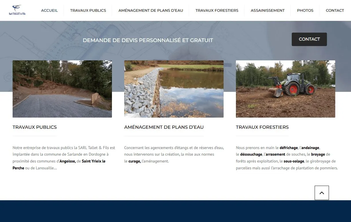 Tallet & Fils, capture 1