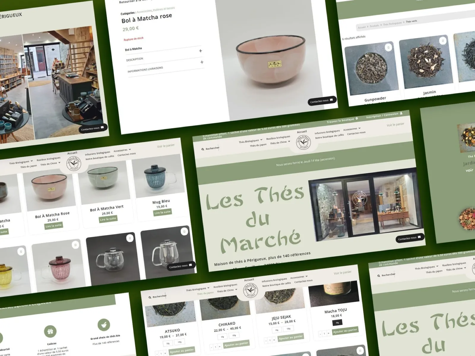 Site Les Thés du Marché